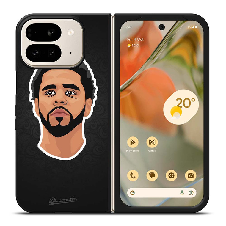 J COLE DREAMVILLE HIP HOP Google Pixel 9 Pro Fold Case Cover