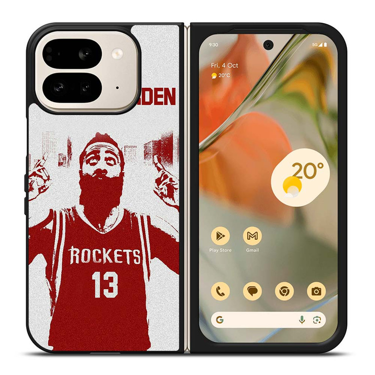 JAMES HARDEN HOUSTON ROCKETS 13 Google Pixel 9 Pro Fold Case Cover