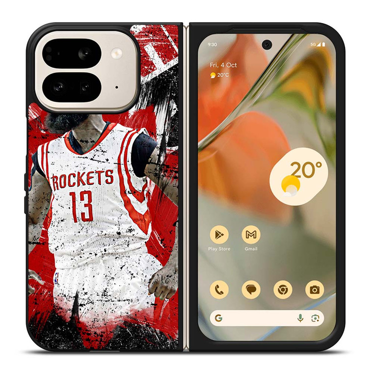 JAMES HARDEN ROCKETS ART Google Pixel 9 Pro Fold Case Cover