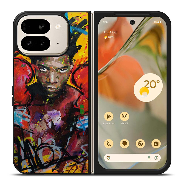 JEAN MICHEL BASQUIAT BOXING ART Google Pixel 9 Pro Fold Case Cover