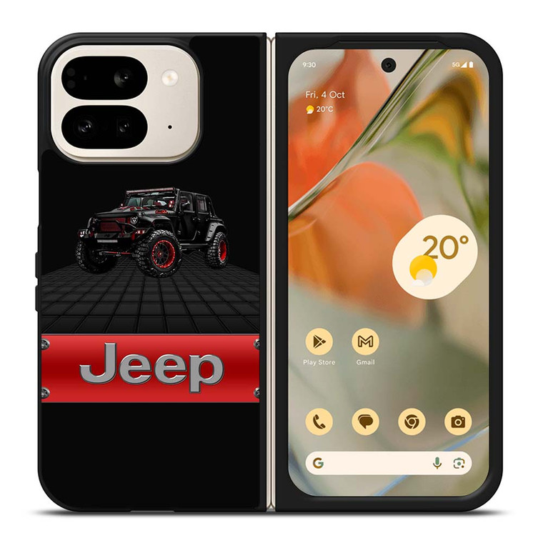 JEEP WRANGLER BLACK LOGO Google Pixel 9 Pro Fold Case Cover