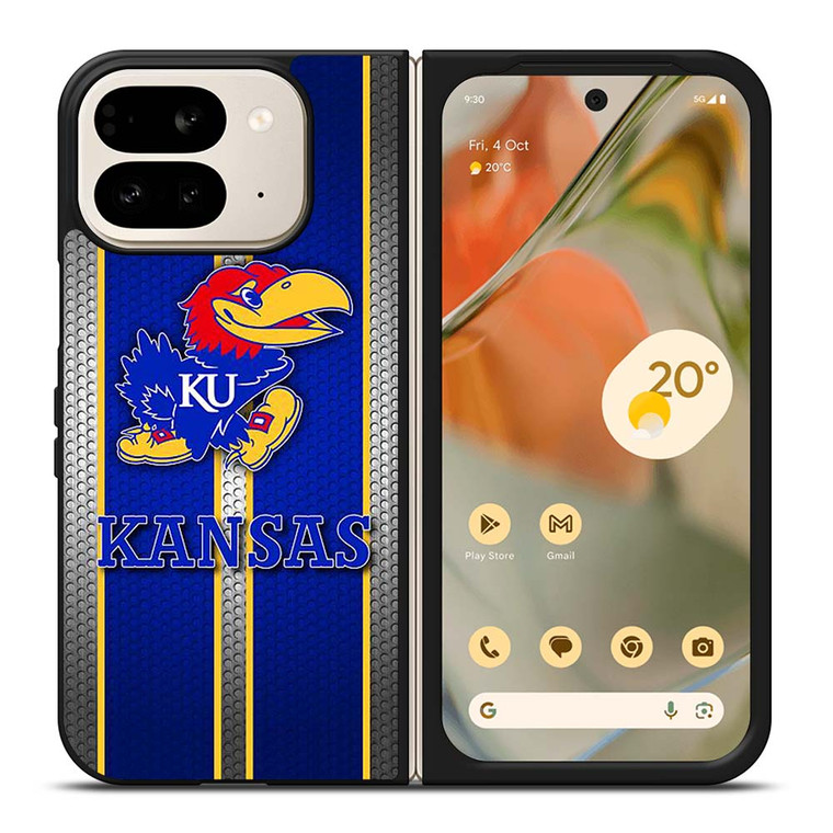 KANSAS JAYHAWKS ICON Google Pixel 9 Pro Fold Case Cover