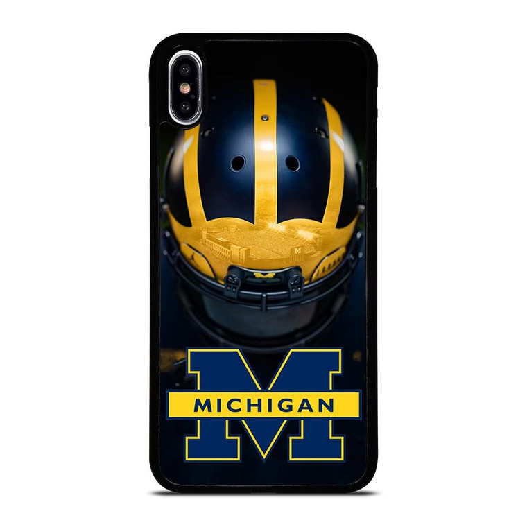 MICHIGAN WOLVERINES HELMET iPhone XS Max Case Cover
