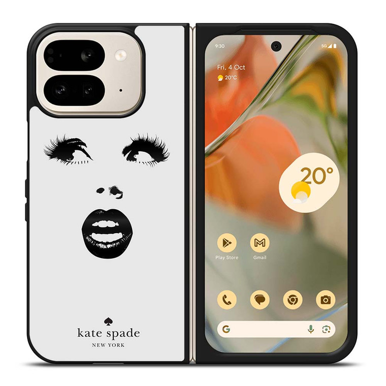 KATE SPADE BLACK WHITE FACE Google Pixel 9 Pro Fold Case Cover