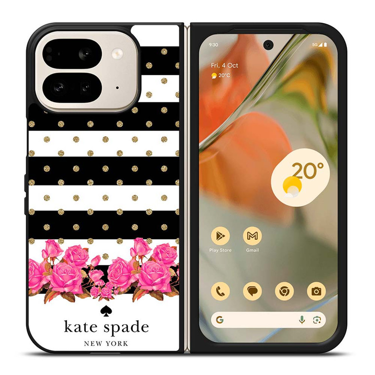 KATE SPADE NEW YORK FLORAL POLKADOTS Google Pixel 9 Pro Fold Case Cover