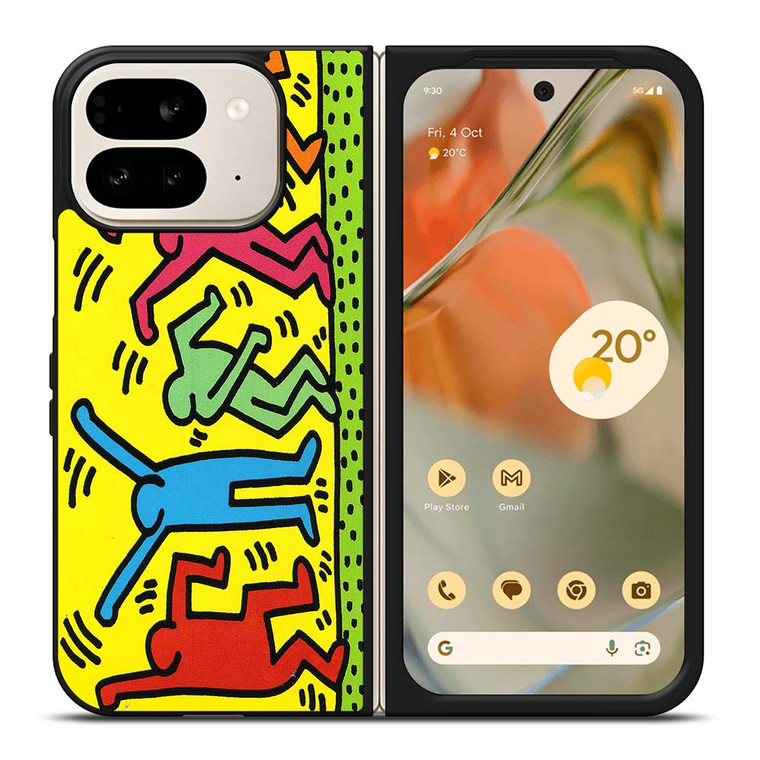 KEITH HARING ART Google Pixel 9 Pro Fold Case Cover