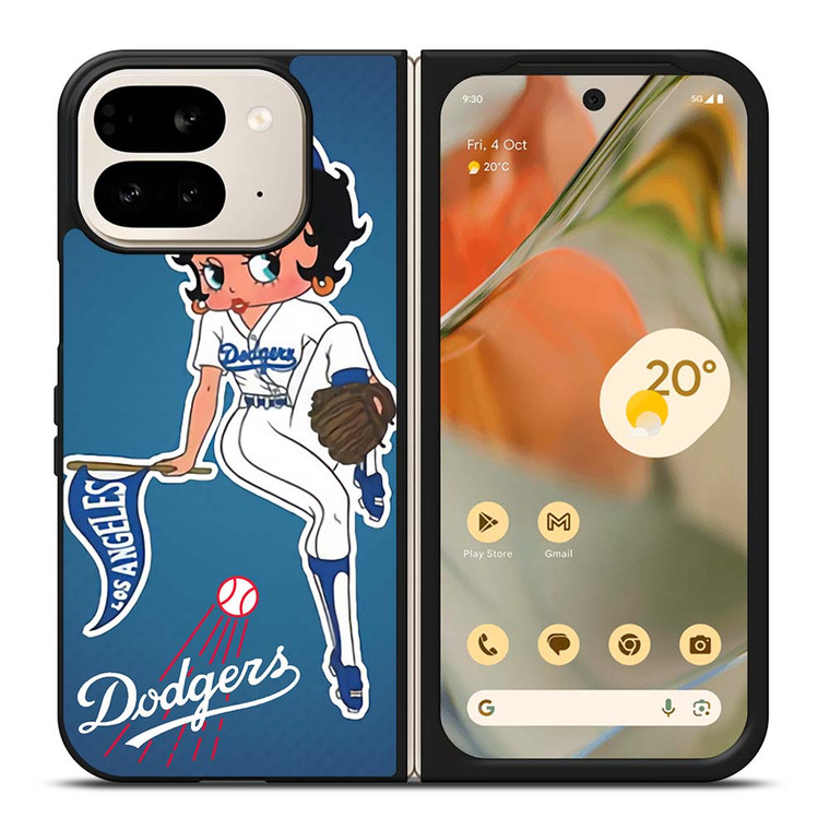 LA DODGERS X BETTY BOOP Google Pixel 9 Pro Fold Case Cover