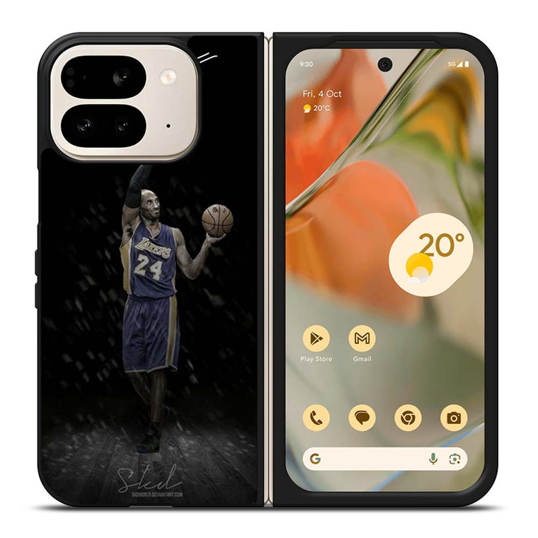 LA LAKERS KOBE BRYANT SIGNATURE 2 Google Pixel 9 Pro Fold Case Cover