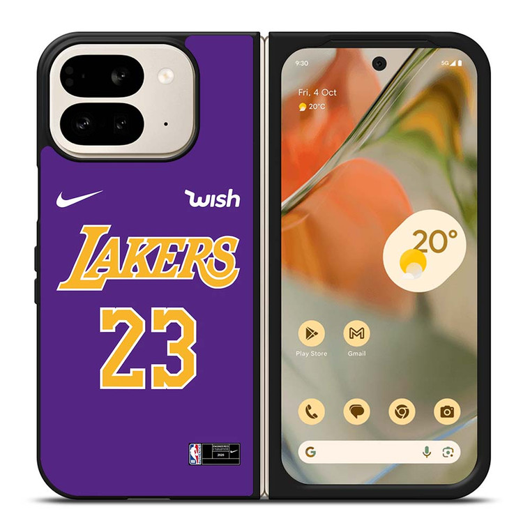 LA LAKERS LEBRON JAMES JERSEY Google Pixel 9 Pro Fold Case Cover