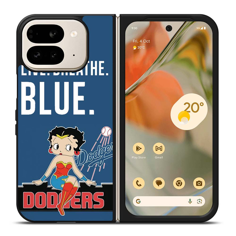 LOS ANGELES BETTY BOOP DODGERS Google Pixel 9 Pro Fold Case Cover