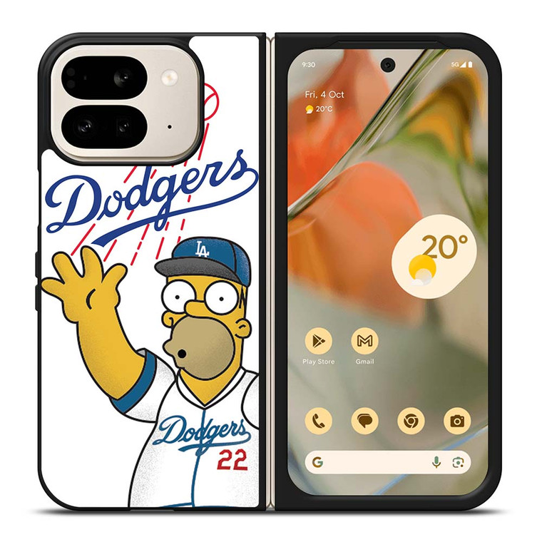 LOS ANGELES DODGERS THE SIMPSONS Google Pixel 9 Pro Fold Case Cover