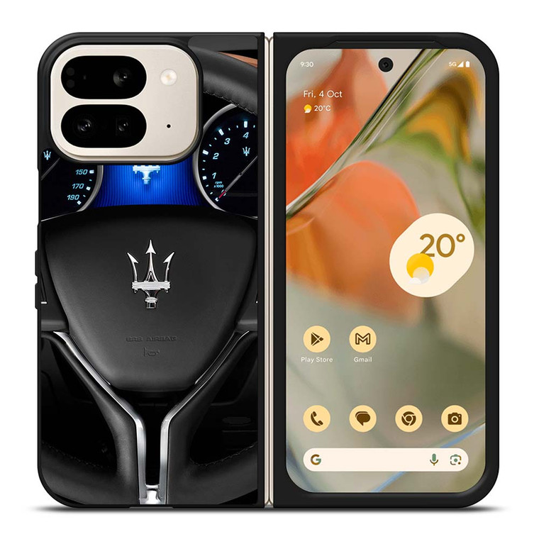 MASERATI STEERING WHEEL LOGO Google Pixel 9 Pro Fold Case Cover