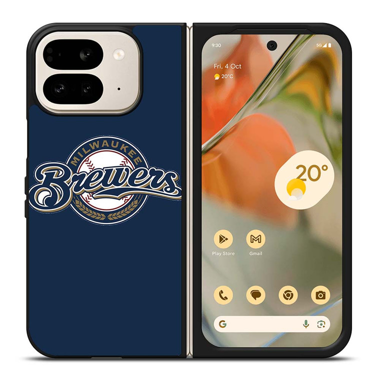 MILWAUKEE BREWERS BASEBALL TEAM LOGO Google Pixel 9 Pro Fold Case Cover