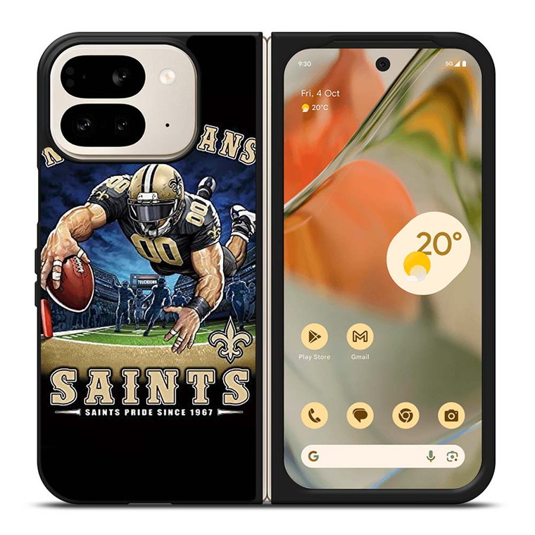 NEW ORLEANS SAINTS NFL ART Google Pixel 9 Pro Fold Case Cover