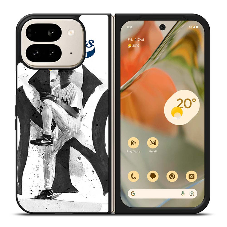 NEW YORK YANKEES MLB ART Google Pixel 9 Pro Fold Case Cover