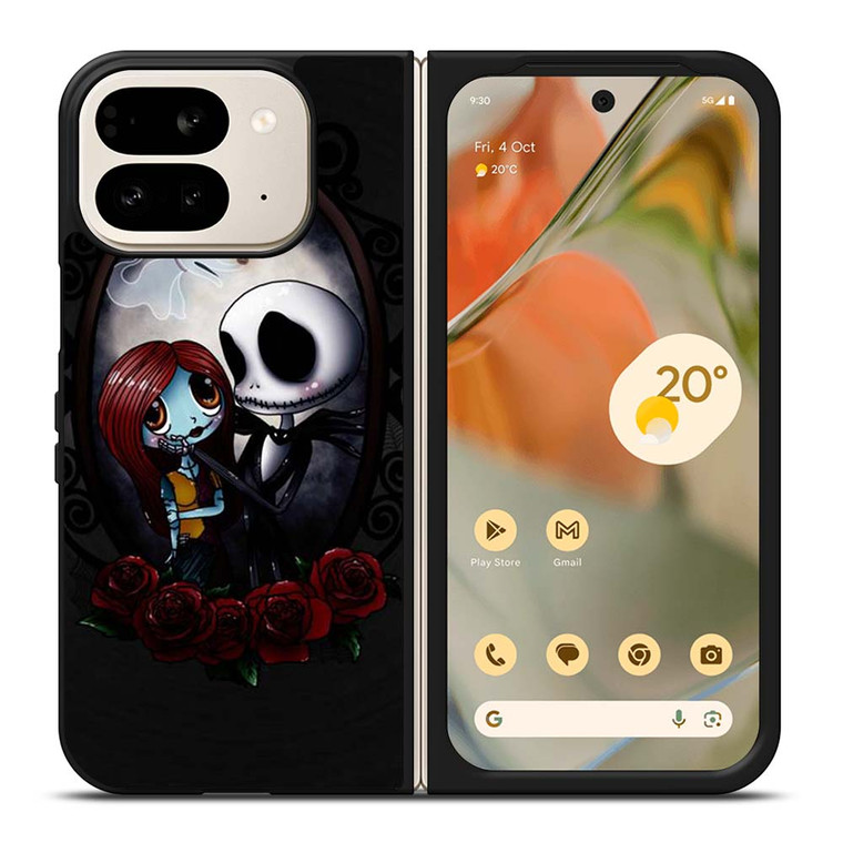 NIGHTMARE BEFORE CHRISTMAS KAWAII Google Pixel 9 Pro Fold Case Cover