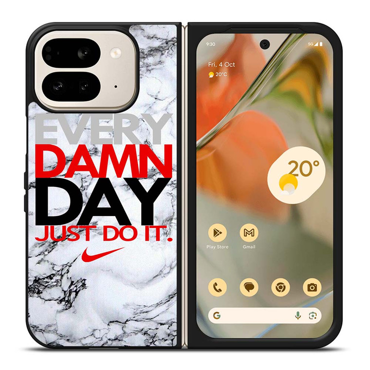NIKE EVERY DAMN DAY MARBLE Google Pixel 9 Pro Fold Case Cover