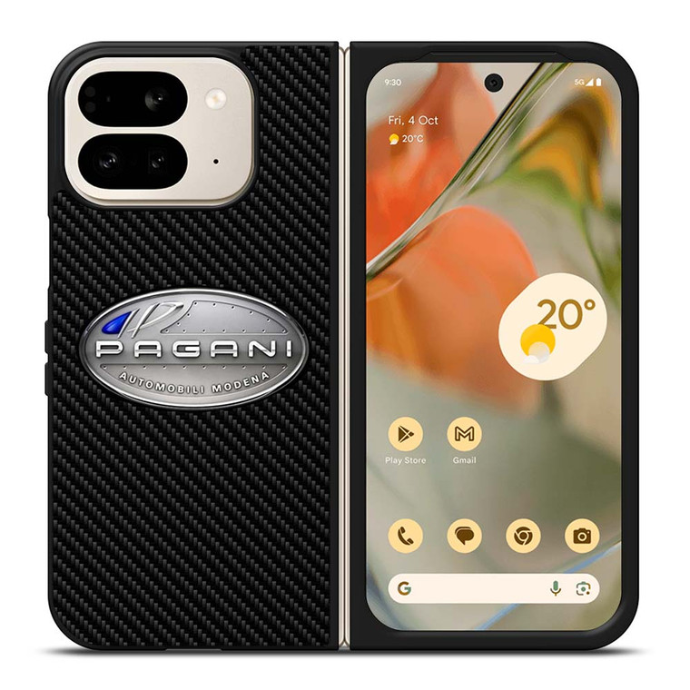 PAGANI CAR LOGO CARBON Google Pixel 9 Pro Fold Case Cover