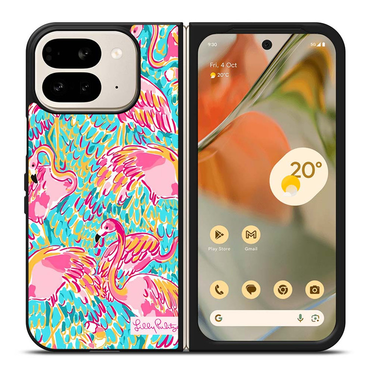 PATTERN LILLY PULITZER FLAMINGO Google Pixel 9 Pro Fold Case Cover