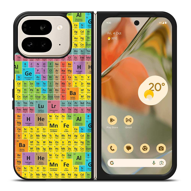 PERIODICAL TABLE SHEET Google Pixel 9 Pro Fold Case Cover