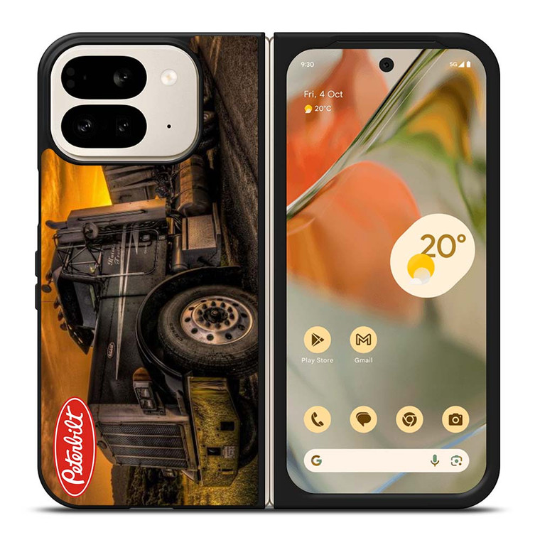 PETERBILT TRUCK BLACK Google Pixel 9 Pro Fold Case Cover