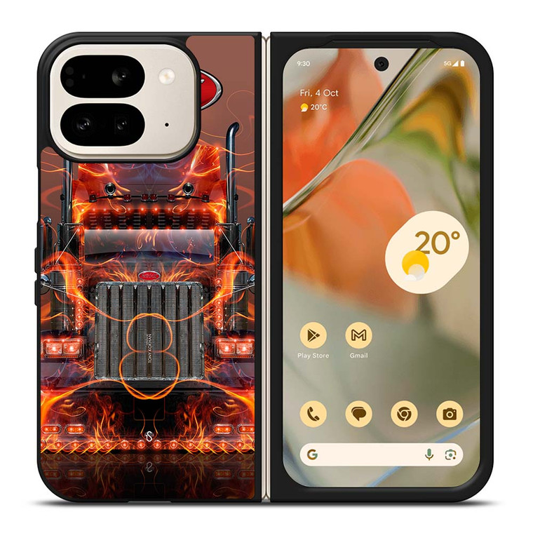 PETERBILT TRUCK FIRE LOGO Google Pixel 9 Pro Fold Case Cover