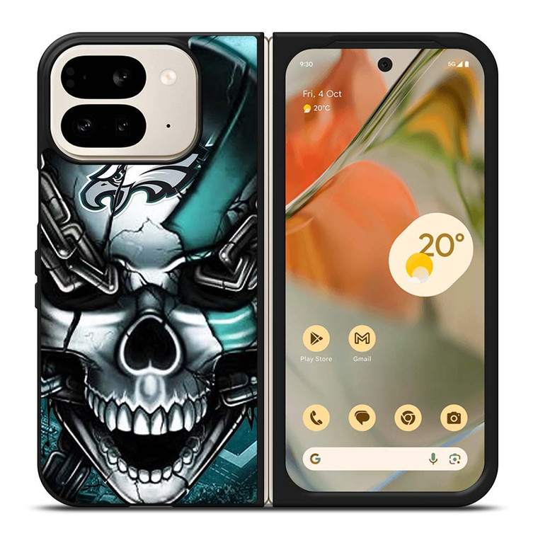 PHILADELPHIA EAGLES SKULL LOGO Google Pixel 9 Pro Fold Case Cover