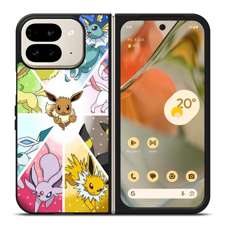 POKEMON ALL EEVEE Google Pixel 9 Pro Fold Case Cover