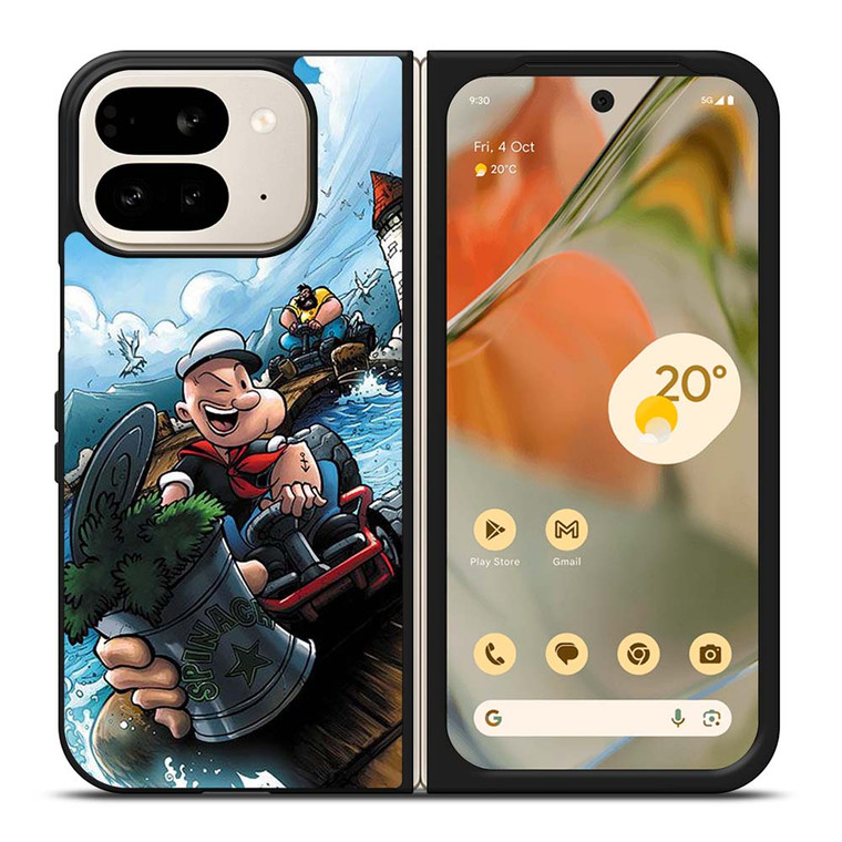 POPEYE THE SAILORMAN CARTOON Google Pixel 9 Pro Fold Case Cover