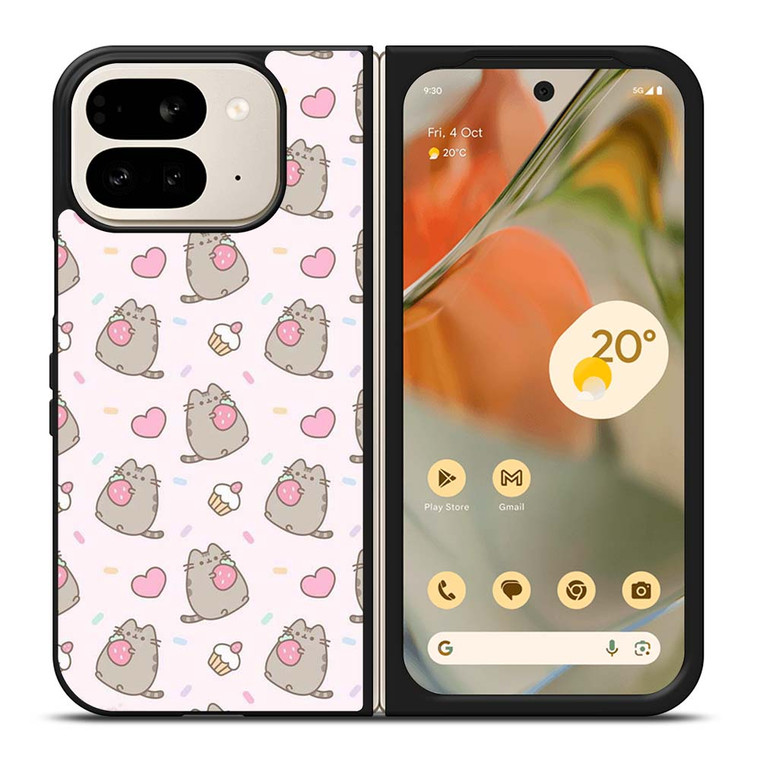 PUSHEEN CAT STRAWBERRY CAKE Google Pixel 9 Pro Fold Case Cover
