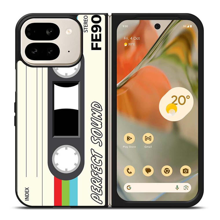 RETRO STEREO CASETTE TAPE Google Pixel 9 Pro Fold Case Cover