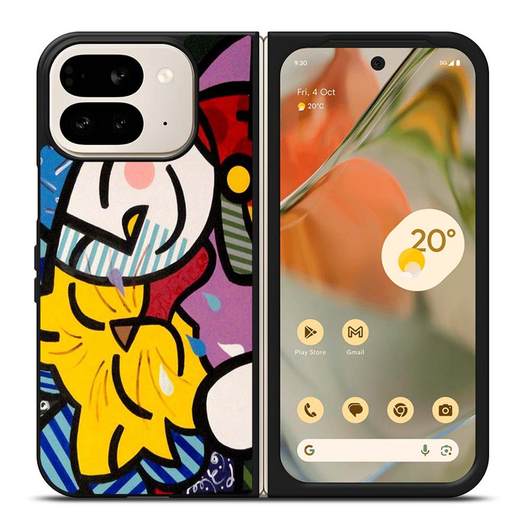 ROMERO BRITTO Google Pixel 9 Pro Fold Case Cover