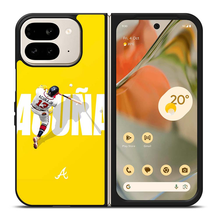 RONALD ACUNA JR ATLANTA BRAVES 13 Google Pixel 9 Pro Fold Case Cover