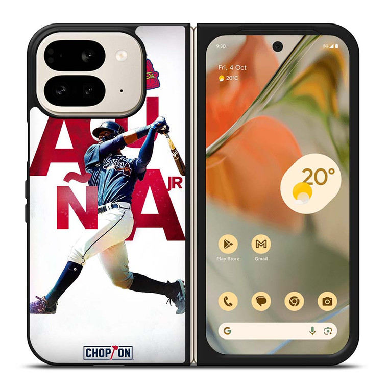 RONALD ACUNA JR ATLANTA BRAVES BASEBALL Google Pixel 9 Pro Fold Case Cover