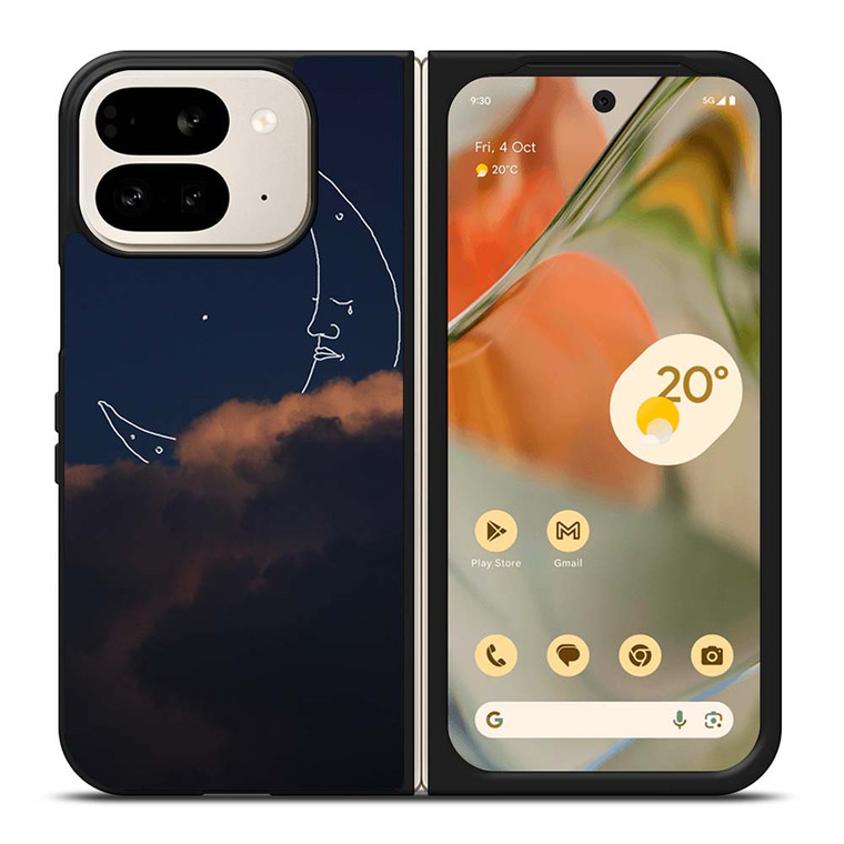 SAD CRESCENT MOON Google Pixel 9 Pro Fold Case Cover