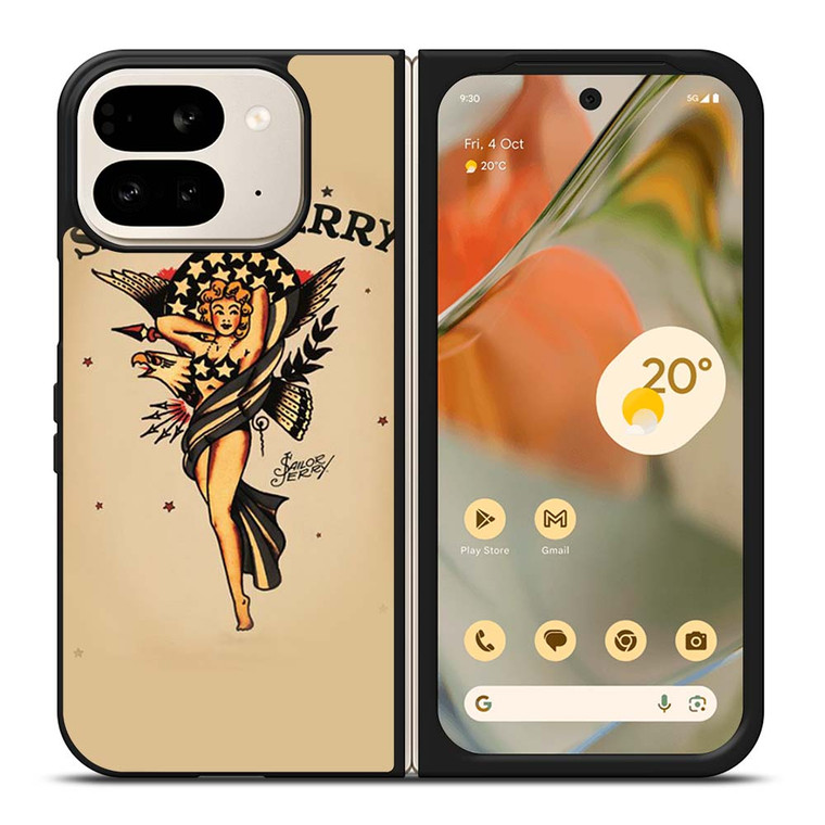 SAILOR JERRY NEW TATTOO Google Pixel 9 Pro Fold Case Cover