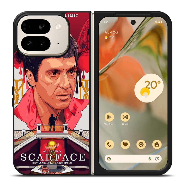 SCARFACE CLIPART Google Pixel 9 Pro Fold Case Cover