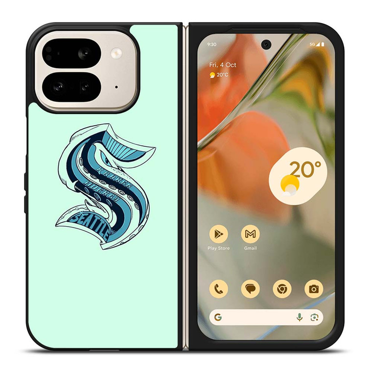 SEATTLE KRAKEN LOGO HOCKEY TEAM Google Pixel 9 Pro Fold Case Cover