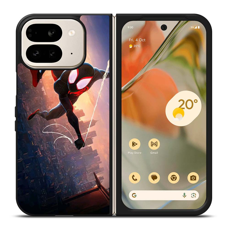 SPIDERMAN MILES MORALES ACROSS SPIDER-VERSE SWING Google Pixel 9 Pro Fold Case Cover