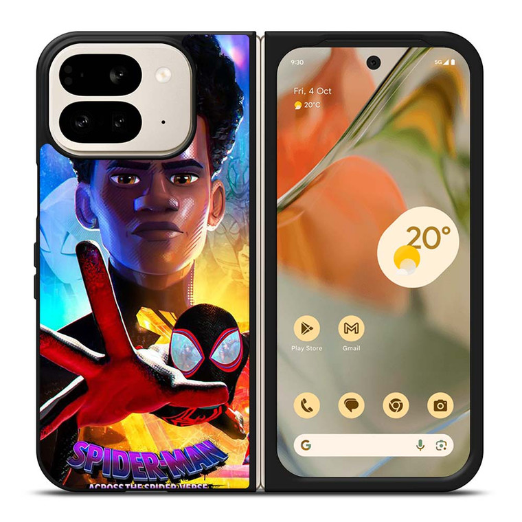 SPIDERMAN MILES MORALES ACROSS SPIDER-VERSE Google Pixel 9 Pro Fold Case Cover