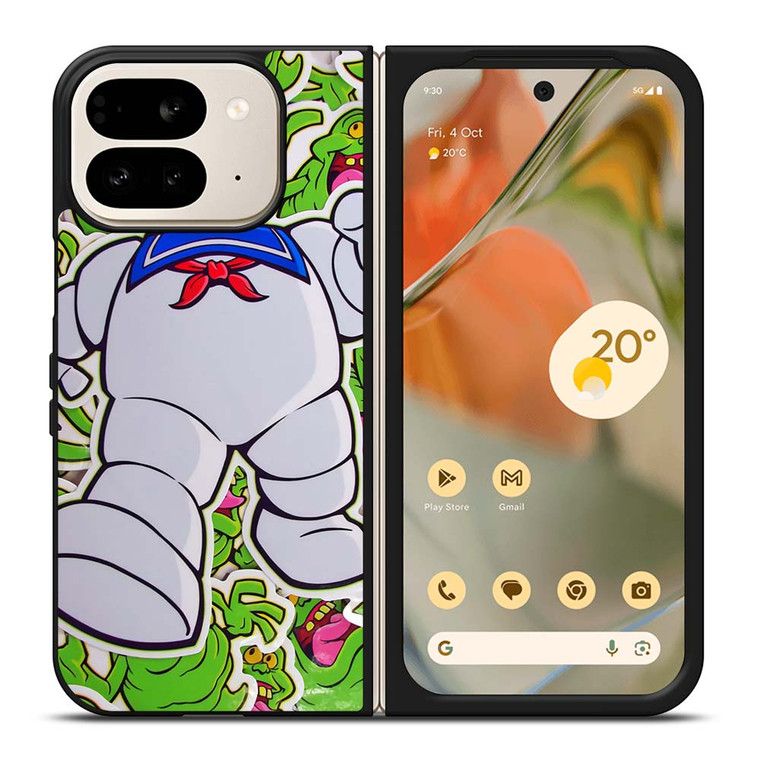 STAY PUFT AND SLIMER GHOSTBUSTER Google Pixel 9 Pro Fold Case Cover