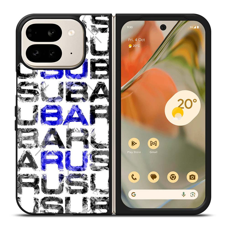 SUBARU CROSSWORD PUZZLE Google Pixel 9 Pro Fold Case Cover