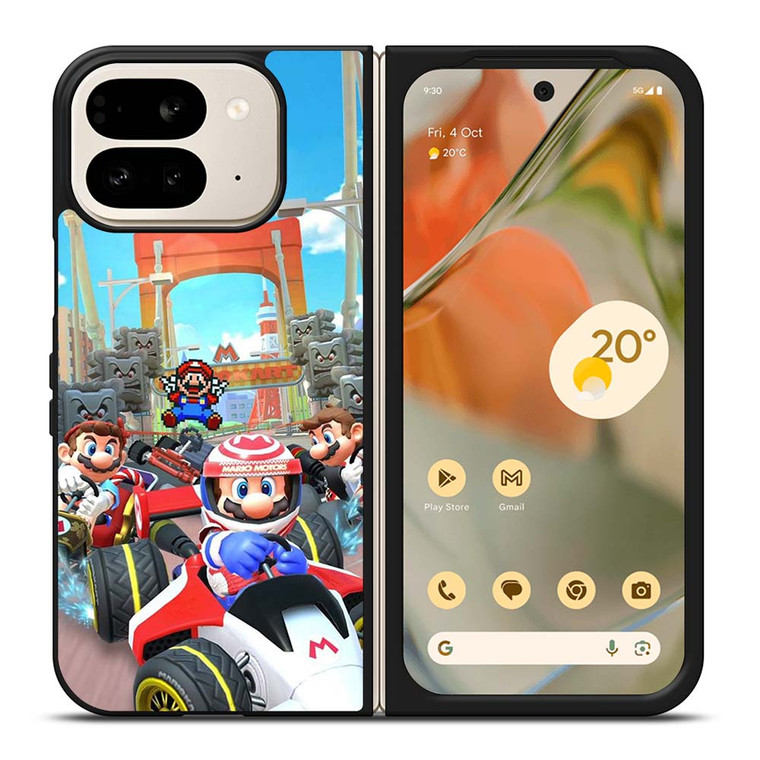 SUPER MARIO KART GAMES NINTENDO Google Pixel 9 Pro Fold Case Cover