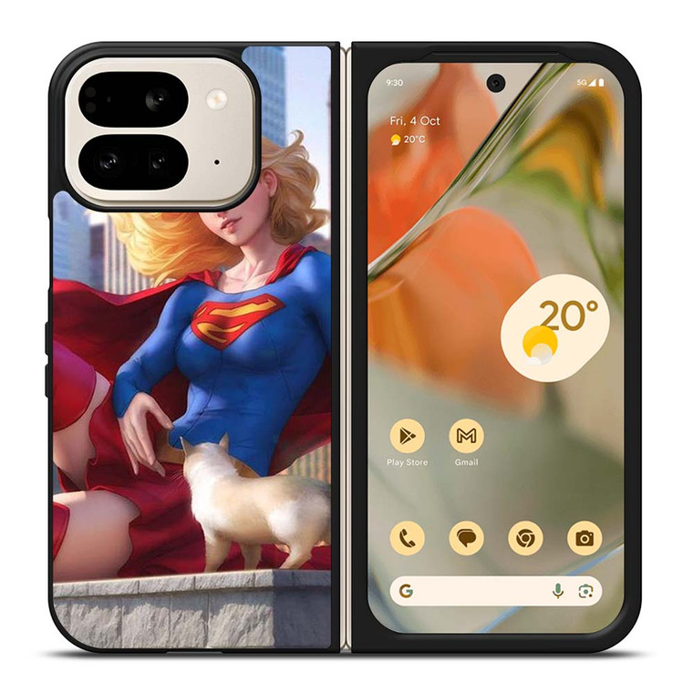 SUPERGIRL DC CARTOON Google Pixel 9 Pro Fold Case Cover