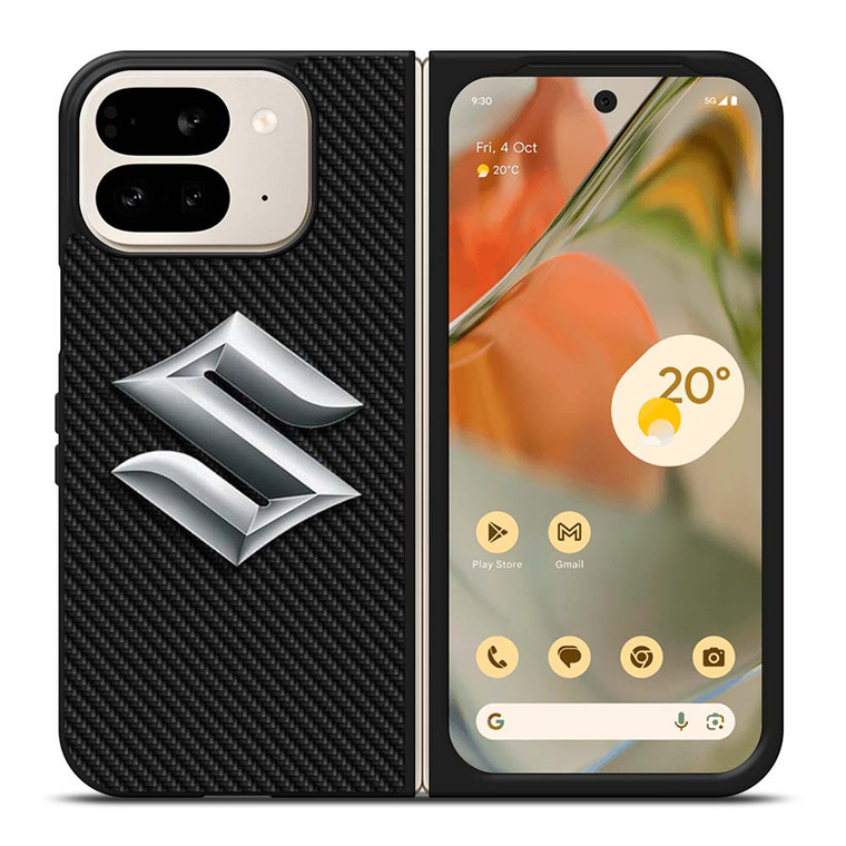 SUZUKI MOTOR CARBON LOGO Google Pixel 9 Pro Fold Case Cover