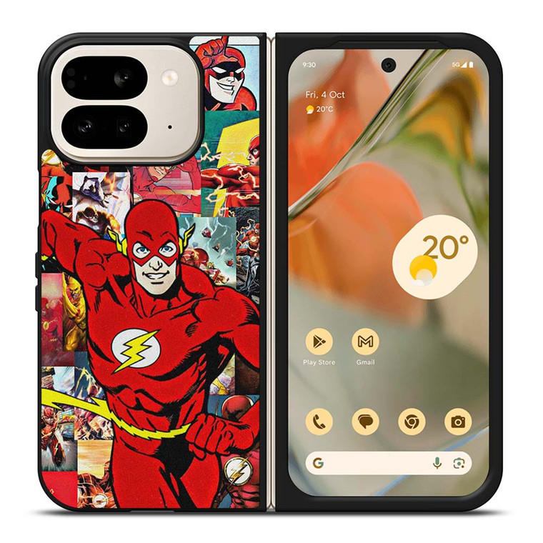 THE FLASCH CLASSIC DC COMICS RETRO Google Pixel 9 Pro Fold Case Cover