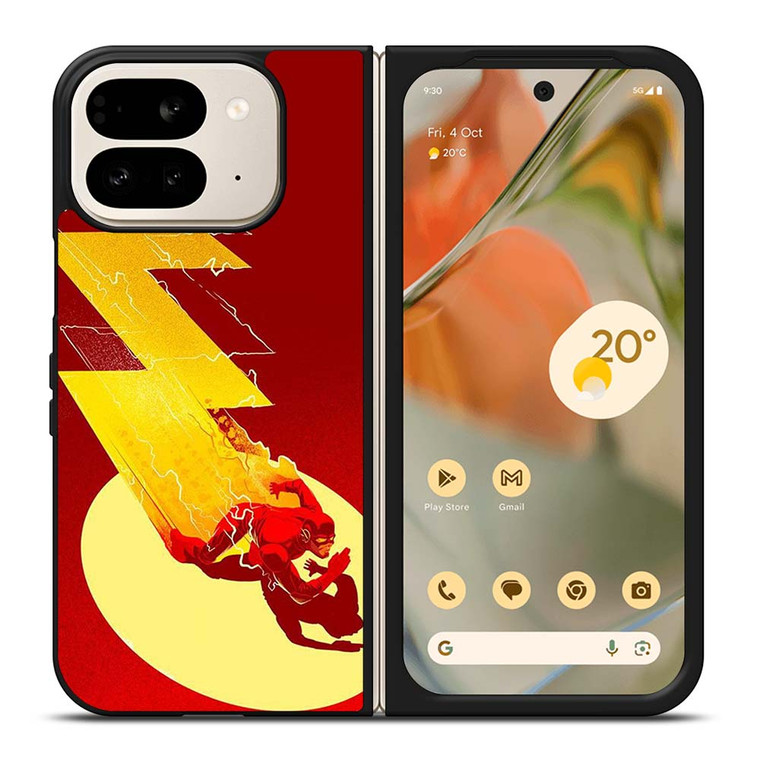 THE FLASH LOGO ART CARTOON Google Pixel 9 Pro Fold Case Cover