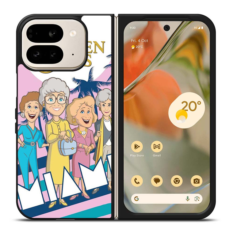 THE GOLDEN GIRLS CARTOON Google Pixel 9 Pro Fold Case Cover