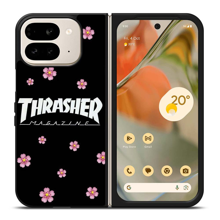 THRASHER SAKURA FLOWER Google Pixel 9 Pro Fold Case Cover