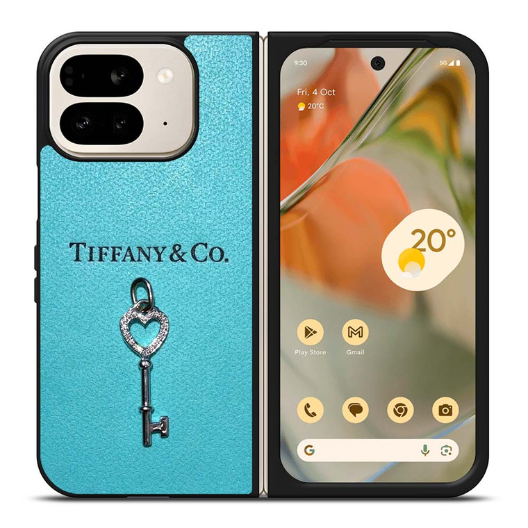 TIFFANY AND CO KEY LEATHER Google Pixel 9 Pro Fold Case Cover